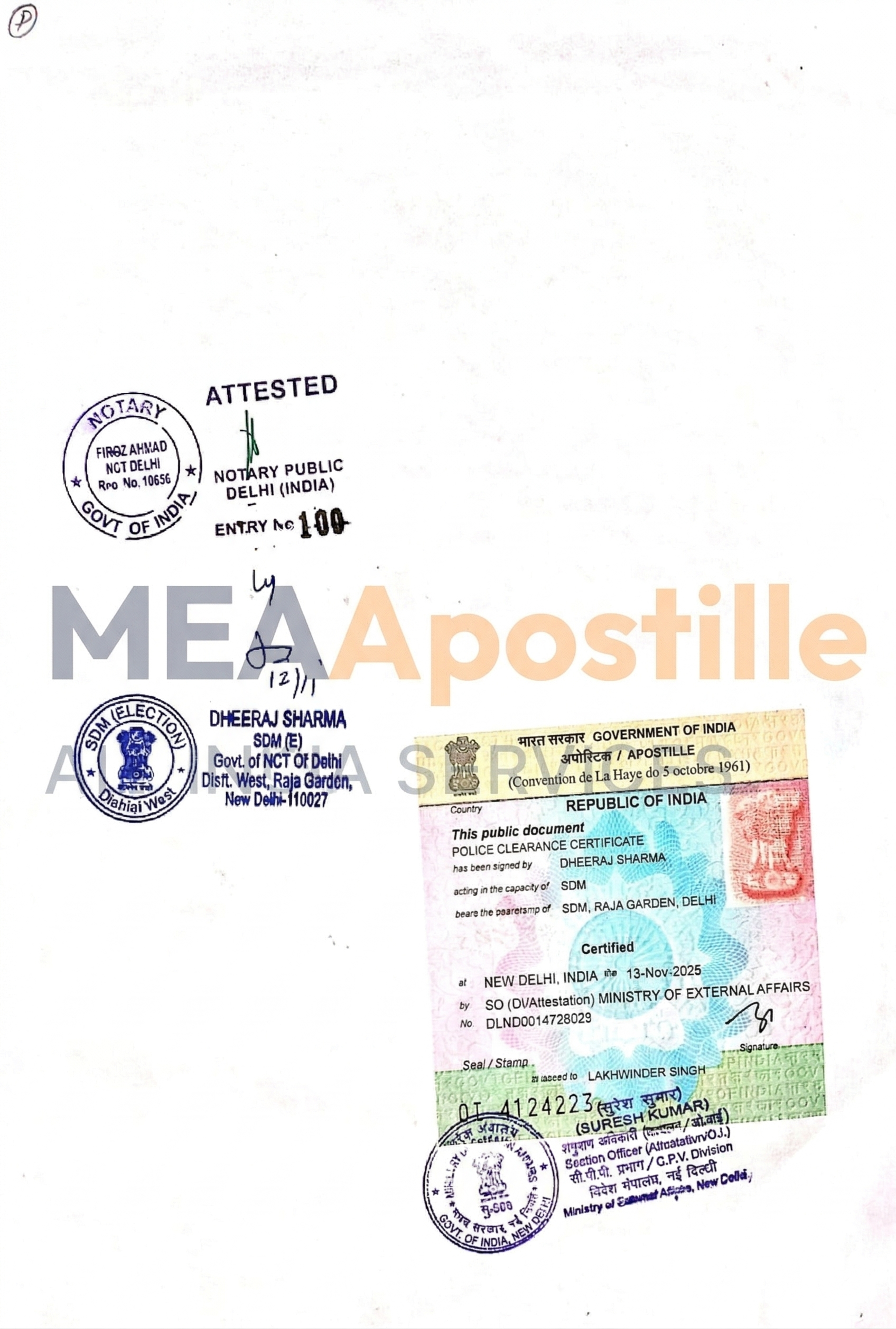 Normal Apostille